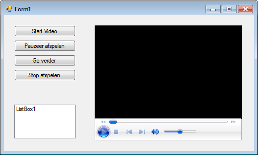 indeling form voor weergave beeld
