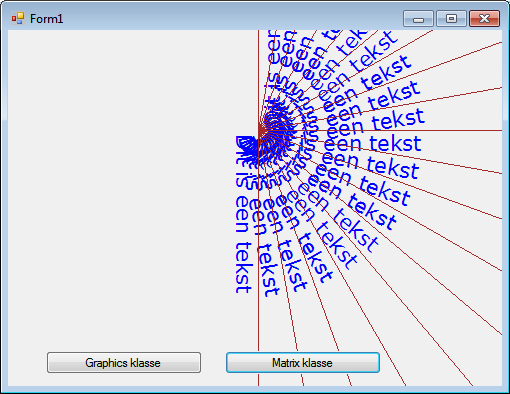 voorbeeld Matrix klasse